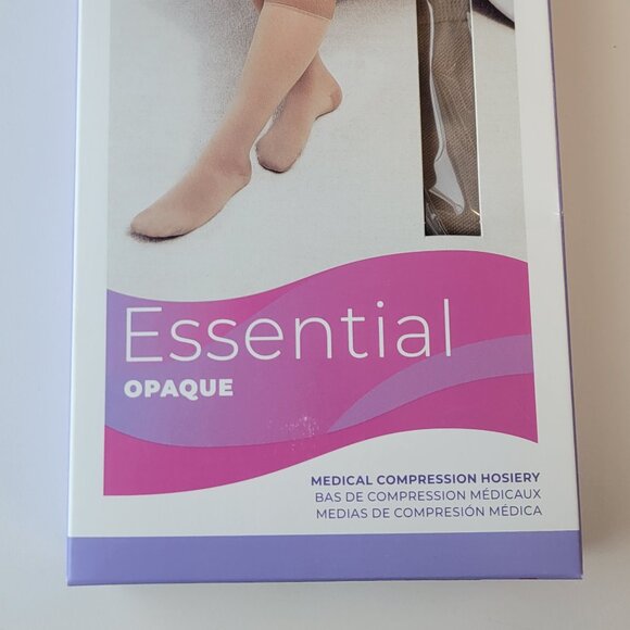 Sigvaris Medical Compression Hosiery / Knee-High / LL / Natural / 863CLLW33 - Picture 2 of 5